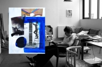 painting on photography, 60 x 80cm